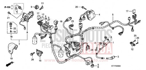 FAISCEAU DES FILS SH125A de 2010